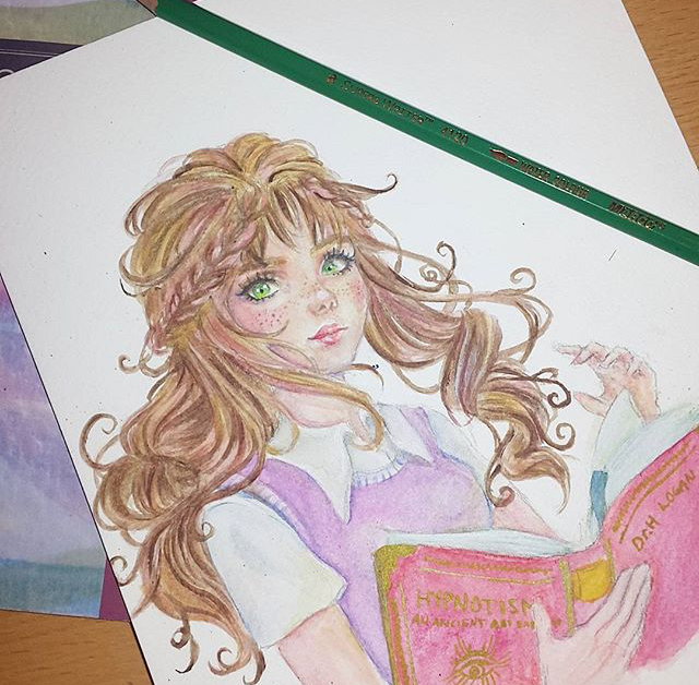 Amazing Molly Moon fan artwork shared on Instagram by @lythomsn