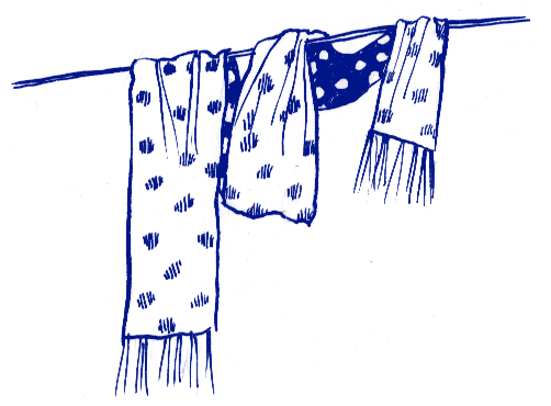Scarf illustration