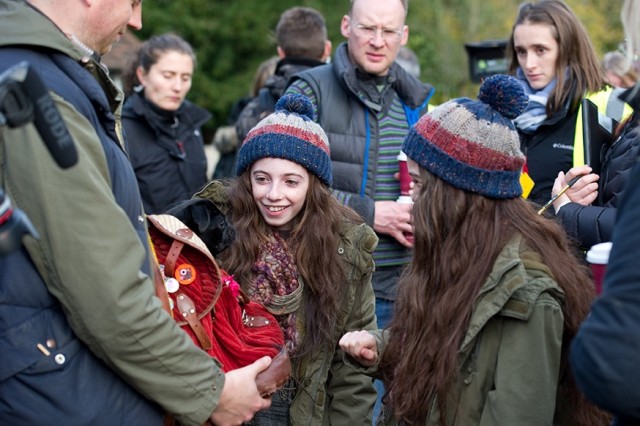 Photo - Raffey and her double Olivia