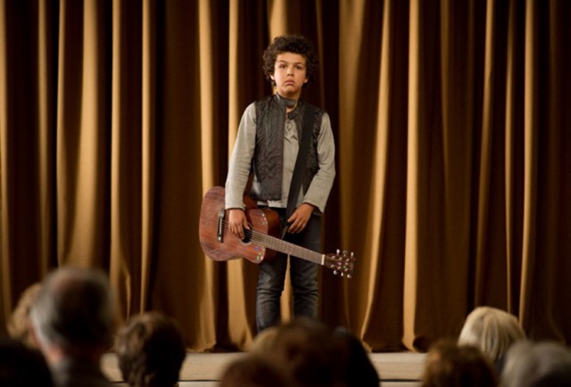 Rocky gets stage fright - still from the movie